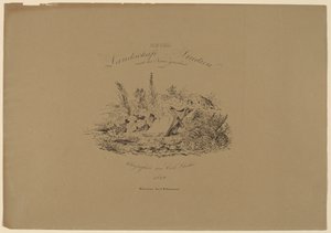 自然からの 6 つの風景研究 作： Carl August Lebschee