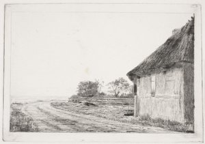 海沿いの家と庭 作： Carl Bloch
