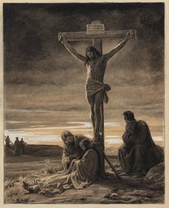 十字架上のキリスト 作： Carl Bloch