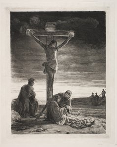十字架上のキリスト 作： Carl Bloch