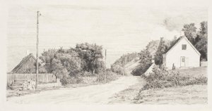 家の間の道 作： Carl Bloch