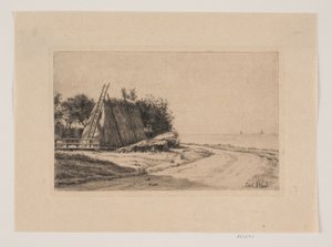 ヘイスタックのある風景 作： Carl Bloch