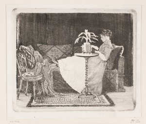 読書婦人 作： Carl Bloch