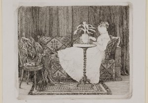 読書婦人 作： Carl Bloch