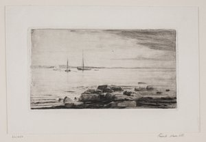 Hellebækのビーチセクション 作： Carl Bloch