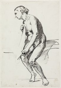 美術館所蔵絵画「ジャイリダッター」の習作 (kms835) 作： Carl Bloch