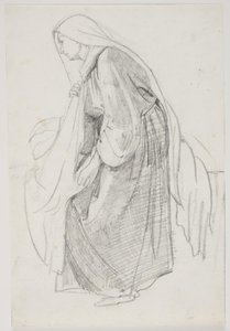 美術館所蔵絵画「ジャイリダッター」の習作 (kms835) 作： Carl Bloch