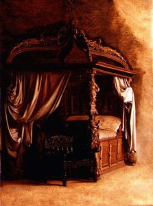 デンマーク王クリスチャン4世（1577-1648）のロイヤルベッド