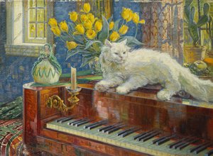 ピアノのそばの太陽 作： Carl Budtz Moller