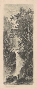 滝、カンバーランド山脈 作： Carl C. Brenner