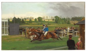 仕上げ、ホッペガルテン、ベルリン、1873年6月15日、1874年 作： Carl Constantin Steffeck
