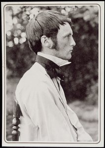ハインリッヒフォーゲラーの肖像（1872-1942）1898（bw写真）
