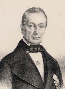 作曲家ハインリッヒ・アウグスト・ナイトハルトの肖像、1793～1861年頃。 1850年。 作： Carl Fischer