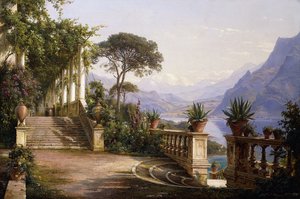 コジャからのロッジア、1880 作： Carl Frederick Aagaard