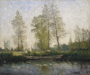 セーヌ川。サンジェルマンのモチーフ、1877 作： Carl Fredrik Hill