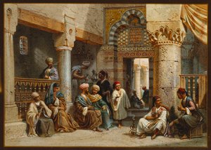コーヒーハウスのアラビア数字、1870