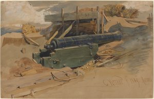ブルワークによる大砲 作： Carl Friedrich Heinrich Werner