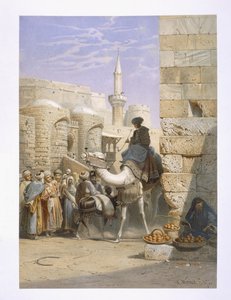 カイロのストリートレボン 作： Carl Friedrich Heinrich Werner