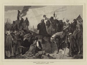 ステーク前のジョン・ハス 作： Carl Friedrich Lessing