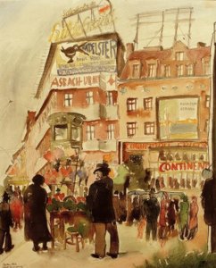 ベルリン、ポツダム広場 作： Carl Grossberg