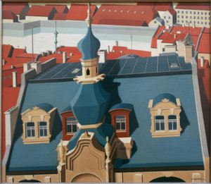 ヴュルツブルク、屋根 作： Carl Grossberg
