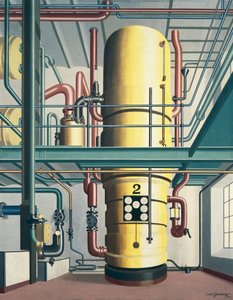 黄色いボイラー 作： Carl Grossberg