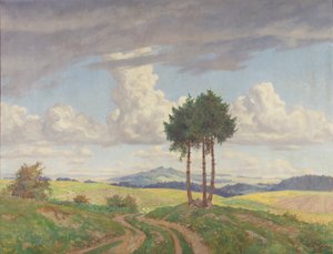 未舗装の道路 作： Carl Gödel