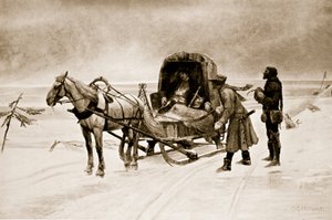 マラー湖でのステン・スチューアの死、1520年 作： Carl Gustaf Hellqvist