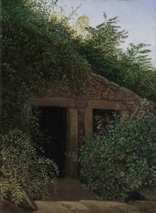 生い茂ったマインシャフト、ca。 1824年。 作： Carl Gustav Carus