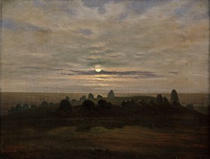 リューゲン島のノビンにある石器時代の要塞 作： Carl Gustav Carus