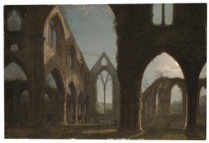 ティンターン・アビー（油彩・キャンバス） 作： Carl Gustav Carus