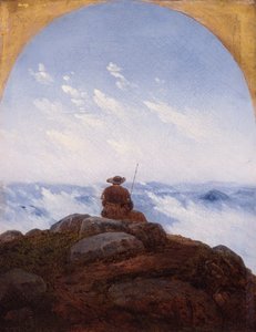 山頂の放浪者、1818年。