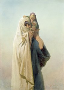コプトの母、1859 作： Carl Haag