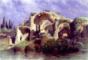 テルミ・ハドリアーニ、チボリ 作： Carl Haag