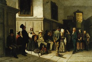 警察署で、1857 作： Carl Hendrik d Unker