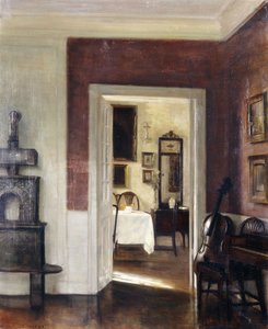 チェロのあるインテリア 作： Carl Holsoe