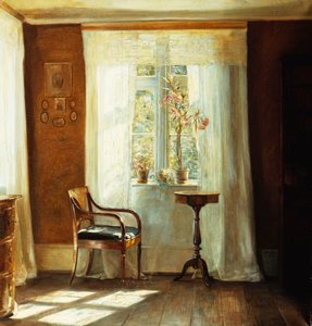 リンビーの芸術家の家（キャンバスに油彩） 作： Carl Holsoe