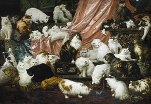 私の妻の恋人、c。 1890年（キャンバスに油彩） 作： Carl Kahler