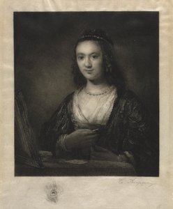 ある女性の肖像 作： Carl Köpping