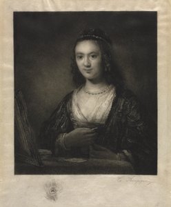 女性の肖像 作： Carl Köpping