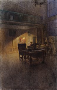 ピアノで 作： Carl Larsson