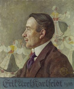 エリックアクセルカールフェルト、1918年 作： Carl Larsson