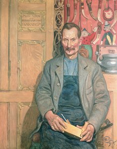 ハンス・アーンボム、大工 作： Carl Larsson