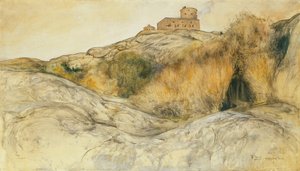 マーストランド城; Marstrands Fastning、1893 作： Carl Larsson