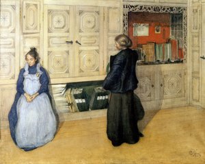 母と娘 作： Carl Larsson