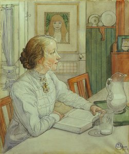 私の長女、1904 作： Carl Larsson