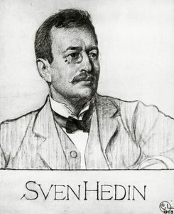 スヴェン・アンダース・ヘディンの肖像（ストックホルム 作： Carl Larsson