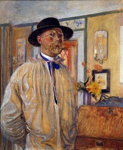 自画像 作： Carl Larsson