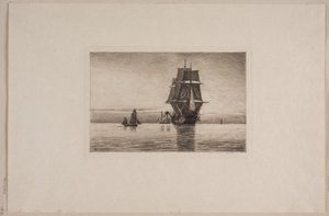 北海の静かな夜 作： Carl Locher