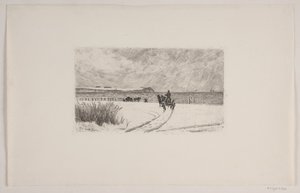 ホルンベックの冬の日 作： Carl Locher